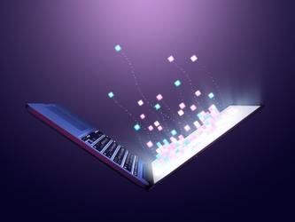 Laptop with data